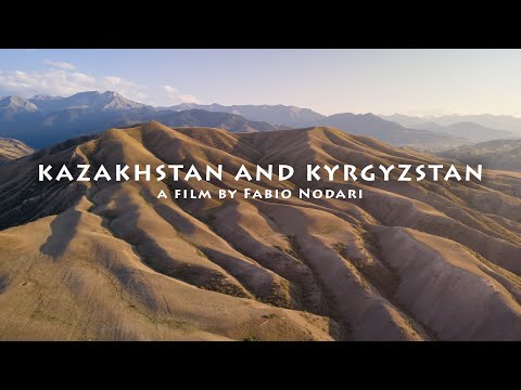 Kazakhstan and Kyrgyzstan by drone (4K)