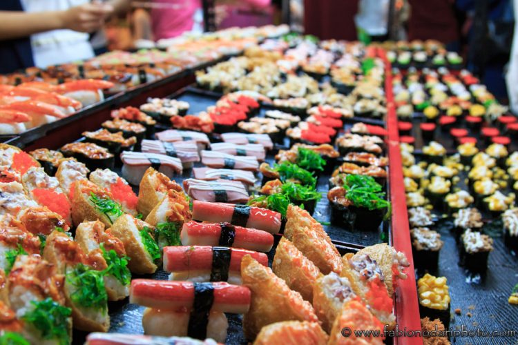 sushi nel mercato totturno di ruifeng
