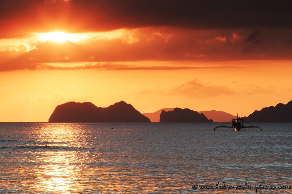 best place for sunset in elnido