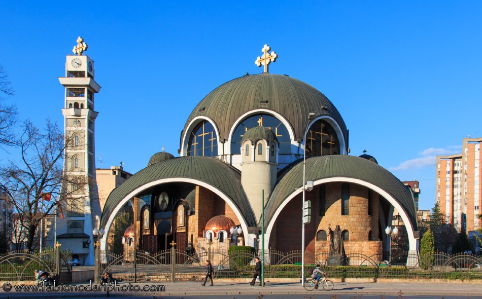 chiesa ortodossa a skopje in macedonia