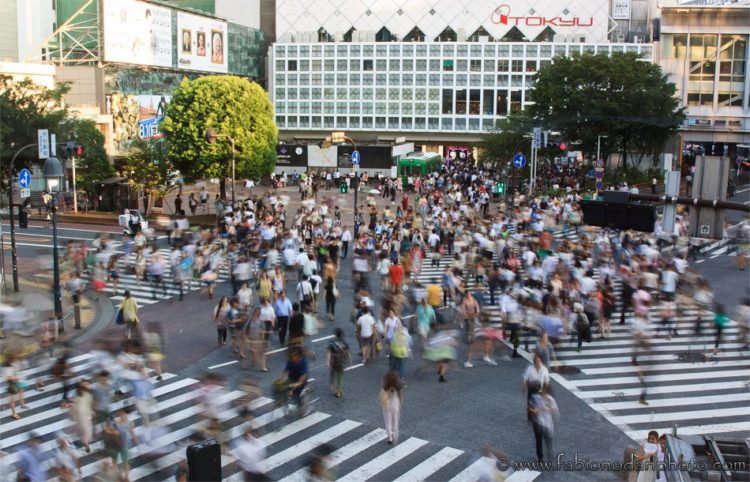 shibuya crossing in tokyo