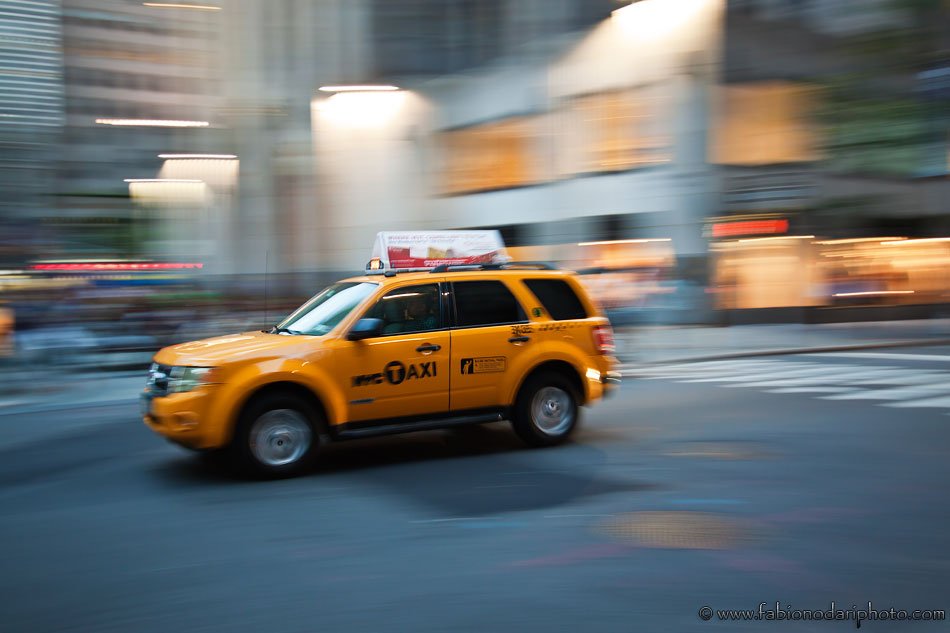 yellow cab in new york