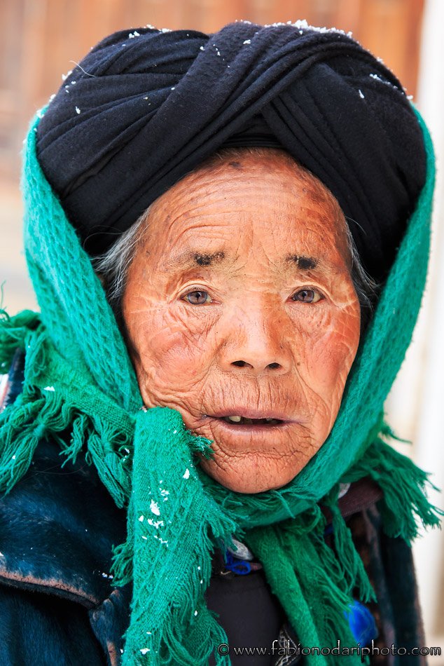 donna a Dashanbao nello Yunnan