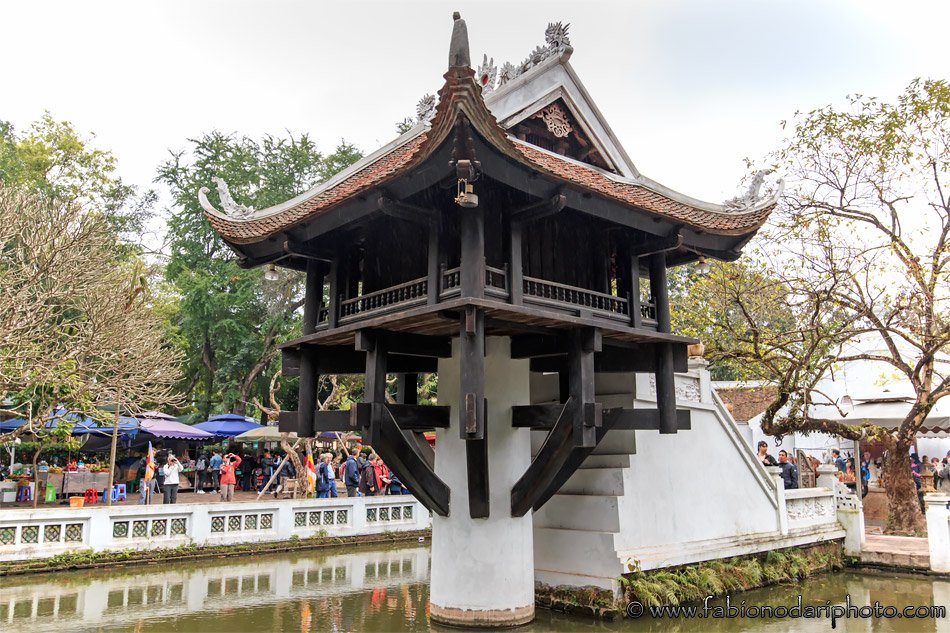 one pillar pagoda ad hanoi in vietnam