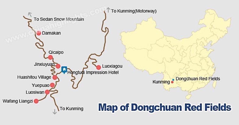 mappa di dongchuan