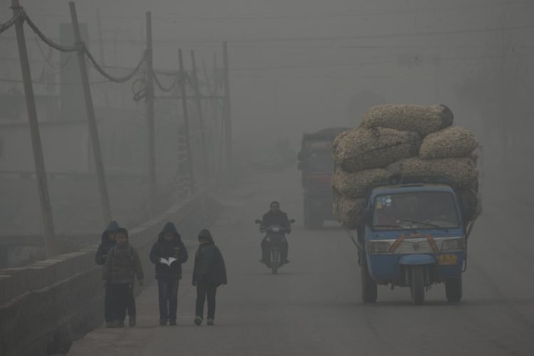 inquinamento a shijiazuang