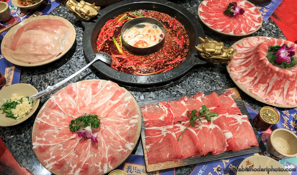 hot pot piccante di chongqing a chengdu nel sichuan
